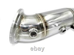 DE CAT EXHAUST DOWNPIPE FOR BMW B58 B58 M240i, 340i, 440i, 540i, 740i Stainless