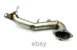 DE CAT EXHAUST DOWNPIPE FOR VW GOLF MK5 1.4TSI TWINCHARGED 140 160 170 bhp 2.5in