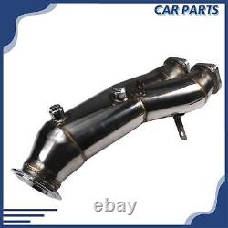 Decat De Cat Exhaust Downpipe Stainless Fits E82 E90 E91 E88 N55 Single Turbo