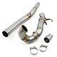 Direnza 3.5 Exhaust De Cat Downpipe Stainless Decat For Vw Golf R Mk7 2012-2020