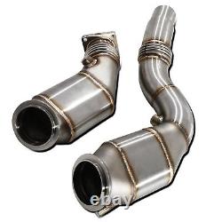 Direnza 3 Exhaust Sports Cat Downpipes For Bmw M2 Competition / Cs F87 18-21
