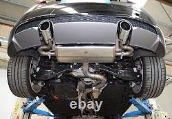 For Audi Polished Stainless Exhaust De Cat Down Pipe S3 TT 1.8T quattro Cupra R