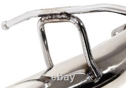For Ford Polished Stainless Muffler Exhaust De Cat Downpipe 05-12 Focus II 2.5