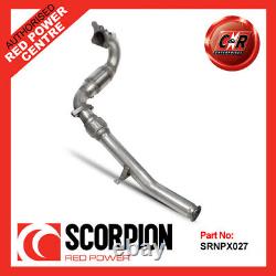 For Renault4 Clio RS 200 13on Scorpion Primary HiFlo Cat+2nd DeCat Pipe SRNPX027