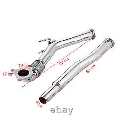For Vw Golf Mk5 Mk6 Scirocco 2.0 Gti 3 Exhaust Decat De Cat Downpipe Stainless