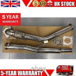 For Vw Golf Scirocco Mk5 Mk6 2.0 Gti 3 Stainless Exhaust De Cat Decat Downpipe