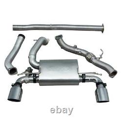 Ford Focus RS (Mk3) Turbo Back (DeCat/NonRes) Cobra Sport Exhaust Valved FD93d
