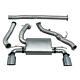 Ford Focus RS Mk3 Turbo Back DeCat/NonRes (Non-Valved) Cobra Sport Exhaust FD89d