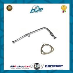 Front De-cat Exhaust Down Pipe + Gasket For Land Rover Discovery 2 Td5