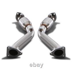 Japspeed 200cpi Sports Cat Stainless Exhaust Downpipes For Nissan 350z 03-05