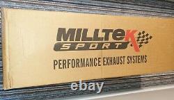 MK3 Focus RS Milltek 200 CELL Sports Cat, 3 Largebore Downpipe fits Mountune ex