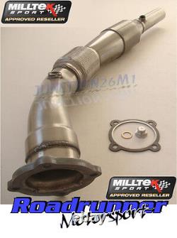 Milltek Audi A3 1.8T Exhaust Sports Cat Downpipe Stainless 200 Cell SSXVW050