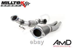 Milltek Audi RS3 Large Bore Downpipe Exhaust and Sports Cat 8V