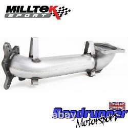 Milltek Civic Type R FK8 Decat Downpipe Exhaust Stainless 3 Removes OE Cat