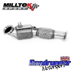 Milltek Downpipe Sports Cat Exhaust To Fit Fiesta ST MK8 1.5 & Puma ST SSXFD333