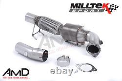 Milltek Focus RS MK3 Sport Cat Largebore Downpipe Fits Milltek Exhaust 200 CELL
