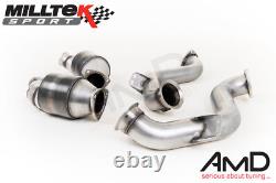 Milltek Mercedes C63 Sports Cat Downpipe Exhaust W205 Turbo inc C63s SSXMZ118