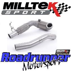 Milltek VW Golf GTi MK7 3 Sports Cat RACE Catalyst & Cast Downpipe SSXVW388