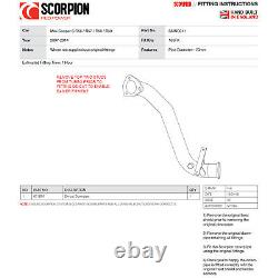 Mini Cooper S R55 R56 R57 R58 R59 07-14 Scorpion Car De-Cat Turbo Downpipe Pipe