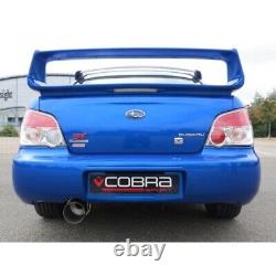 SC30d Cobra for Subaru Impreza Turbo 93-00 Turbo Back Race type Decat Non res