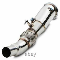 STAINLESS EXHAUST DE CAT DECAT DOWNPIPE FOR BMW 4 SERIES F32 F33 F36 420i 428ix