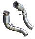 STAINLESS STEEL CATTED DOWNPIPE With SPORT CAT CONVERTER FOR BMW F10 M5 F06 F12 M6