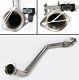 STAINLESS STEEL EXHAUST DECAT DE CAT DOWNPIPE FOR BMW E46 3 SERIES 320d M47 98+