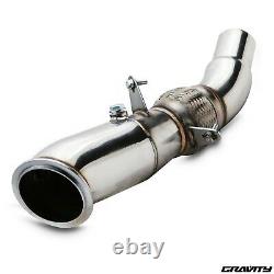 STAINLESS STEEL EXHAUST DE CAT DECAT DOWNPIPE FOR BMW 1 SERIES F20 F21 LCI 125i