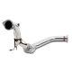 STAINLESS STEEL EXHAUST DE CAT DECAT DOWNPIPE FOR BMW E46 3 SERIES 320d M47 98+