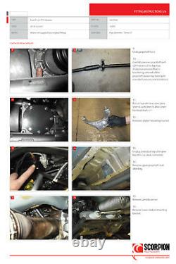 Scorpion Audi S1 Quattro De Cat Downpipe Exhaust 3 DeCat Removes OE Cat SAUC045