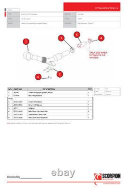 Scorpion Audi S1 Quattro Sports Cat Downpipe Exhaust 3 High Flow Cat SAUX045