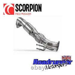 Scorpion Focus ST MK4 2.3 Downpipe Sports Cat Exhaust Catalyst in 3 SFDX091