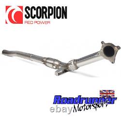 Scorpion Golf R MK6 Sports Cat & Downpipe Exhaust Stainless Fits To OE SVWX038
