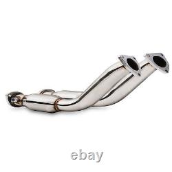 Stainless 200cpi Sports Cat Down Pipes For Nissan Skyline 350gt Vq35 V35 03-09