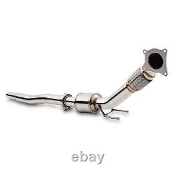 Stainless 200cpi Sports Cat Exhaust Downpipe For Vw Scirocco 2.0 Turbo Tsi 05-12