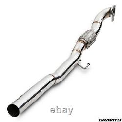 Stainless De Cat Decat Race Sport Exhaust Downpipe For Audi A3 8l 1.9 Tdi 96-03