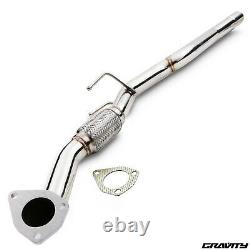 Stainless Decat De Cat Pipe Exhaust Downpipe For Seat Leon 1.9tdi 130 Bhp 03-06