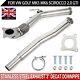 Stainless Exhaust 3 De Cat Decat Downpipe For Vw Golf Mk5 Mk6 Scirocco 2.0 Gti