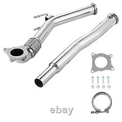 Stainless Exhaust 3inch De Cat Downpipe For Vw Golf Mk5 Mk6 Scirocco 2.0 Gti Uk