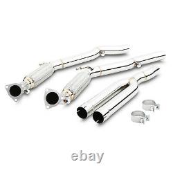 Stainless Exhaust De Cat Bypass Decat Downpipe For Audi A3 8p 3.2 V6 Quattro 03