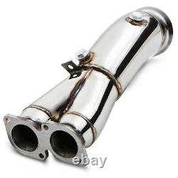 Stainless Exhaust De Cat Bypass Decat Downpipe For Bmw E82 E88 E90 E91 N55 Turbo