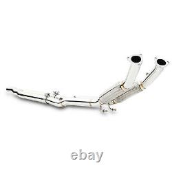 Stainless Exhaust De Cat Bypass Decat Downpipe For Vw Golf Mk5 R32 3.2 04-09