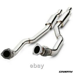 Stainless Exhaust Decat De Cat Downpipes Pipe For Audi Rs5 4.2 V8 Quattro
