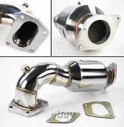 Stainless Exhaust Sports Cat 200 Cell Downpipe For Fiat 500 Abarth 1.4 Turbo 08+