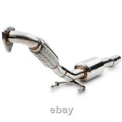 Stainless Flexi Exhaust De Cat Bypass Decat Downpipe For Seat Ibiza 1.9 Tdi 03+