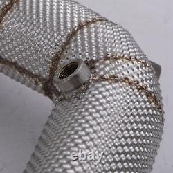 Stainless Heat Shield Exhaust De Cat Decat Downpipe For Lhd Mercedes E63 Amg
