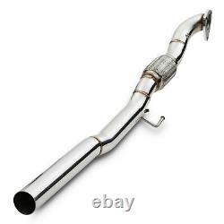 Stainless Race Exhaust De Cat Bypass Decat Downpipe For Seat Leon Toledo 1.9tdi