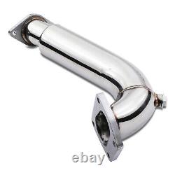 Stainless Race Exhaust De Cat Decat Downpipe For Fiat 500 1.4 Turbo Abarth 08-18