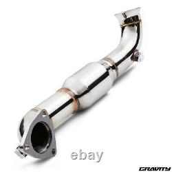 Stainless Sports Cat Exhaust Downpipe For Peugeot 207 Turbo Gti 1.6 Turbo