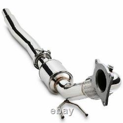 Stainless Steel 200cpi Sports Cat Exhaust Downpipe For Skoda Octavia 2.0 04-12